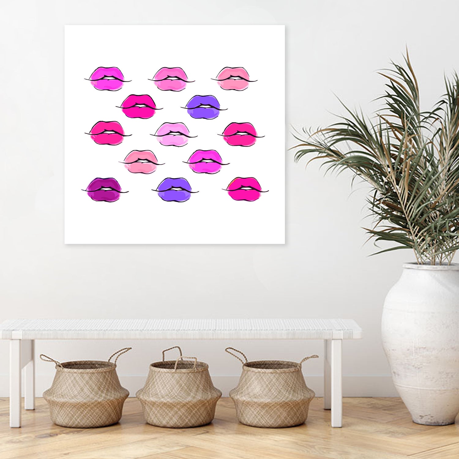 Shades of Pink by Jessica Velasquez on GIANT ART - white digital drawing