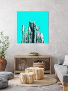 Majestic Cactus by Dominique Van Roey on GIANT ART - blue photo manipulation