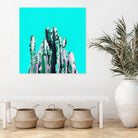 Majestic Cactus by Dominique Van Roey on GIANT ART - blue photo manipulation