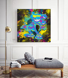 Dipopai - What's up there? - Black by Neo Dhlamini on GIANT ART - black digital painting