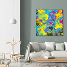 Dipopai - Bring the fight - Yellow by Neo Dhlamini on GIANT ART - yellow digital painting