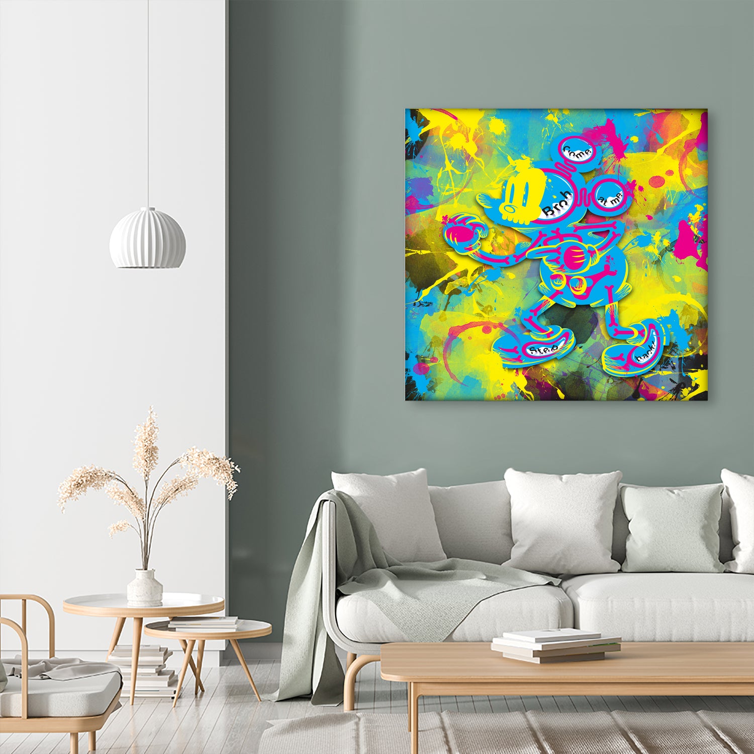 Dipopai - Bring the fight - Yellow by Neo Dhlamini on GIANT ART - yellow digital painting