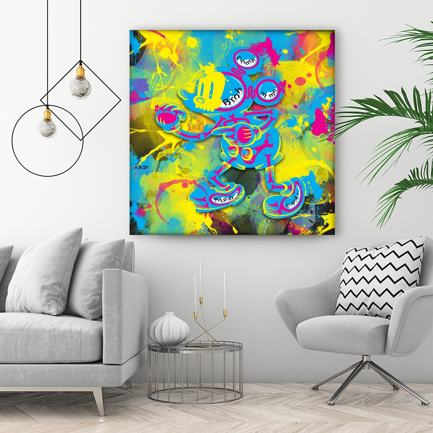 Dipopai - Bring the fight - Yellow by Neo Dhlamini on GIANT ART - yellow digital painting