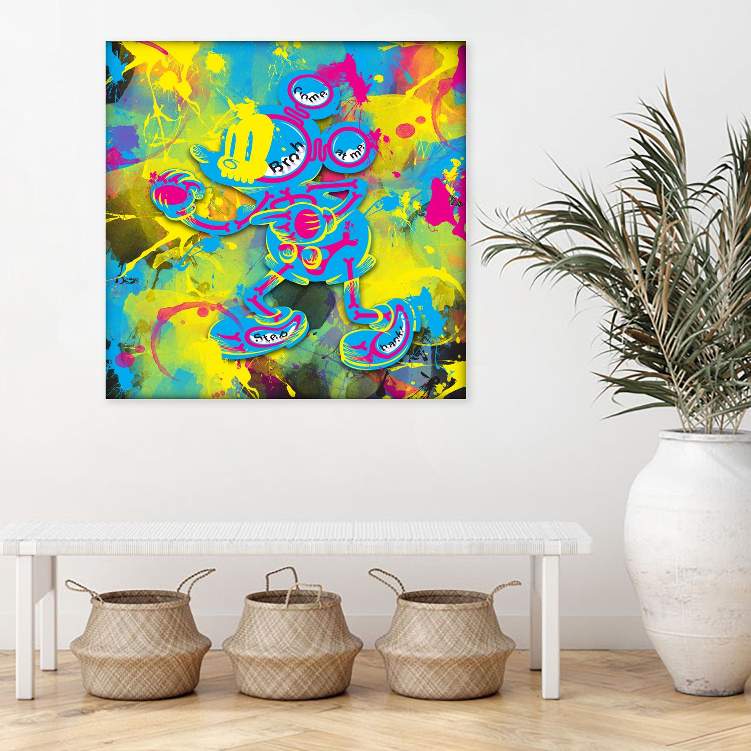 Dipopai - Bring the fight - Yellow by Neo Dhlamini on GIANT ART - yellow digital painting