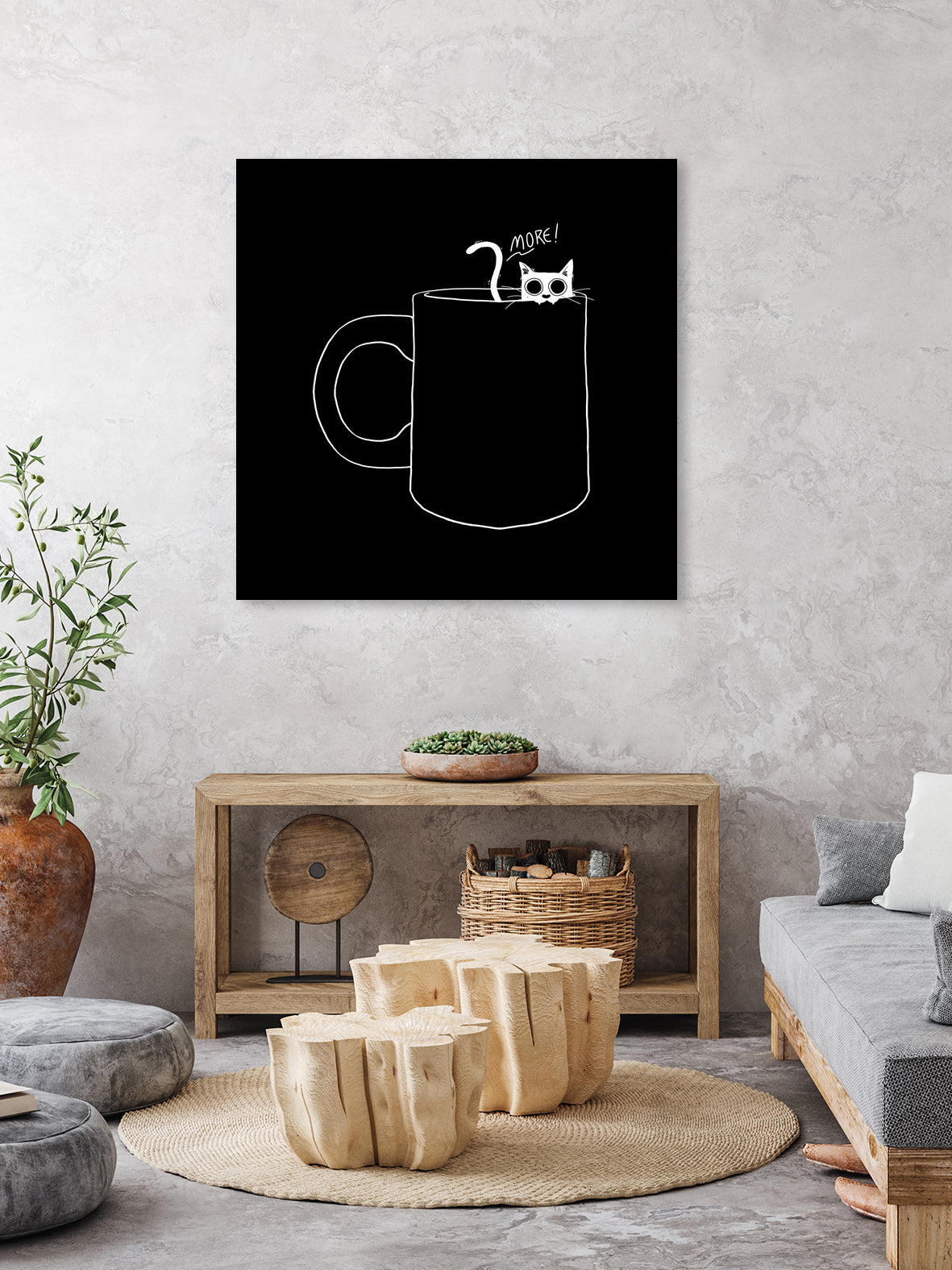 I Need Coffee by Tobias Fonseca on GIANT ART - black digital drawing