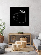 I Need Coffee by Tobias Fonseca on GIANT ART - black digital drawing
