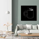 I Need Coffee by Tobias Fonseca on GIANT ART - black digital drawing