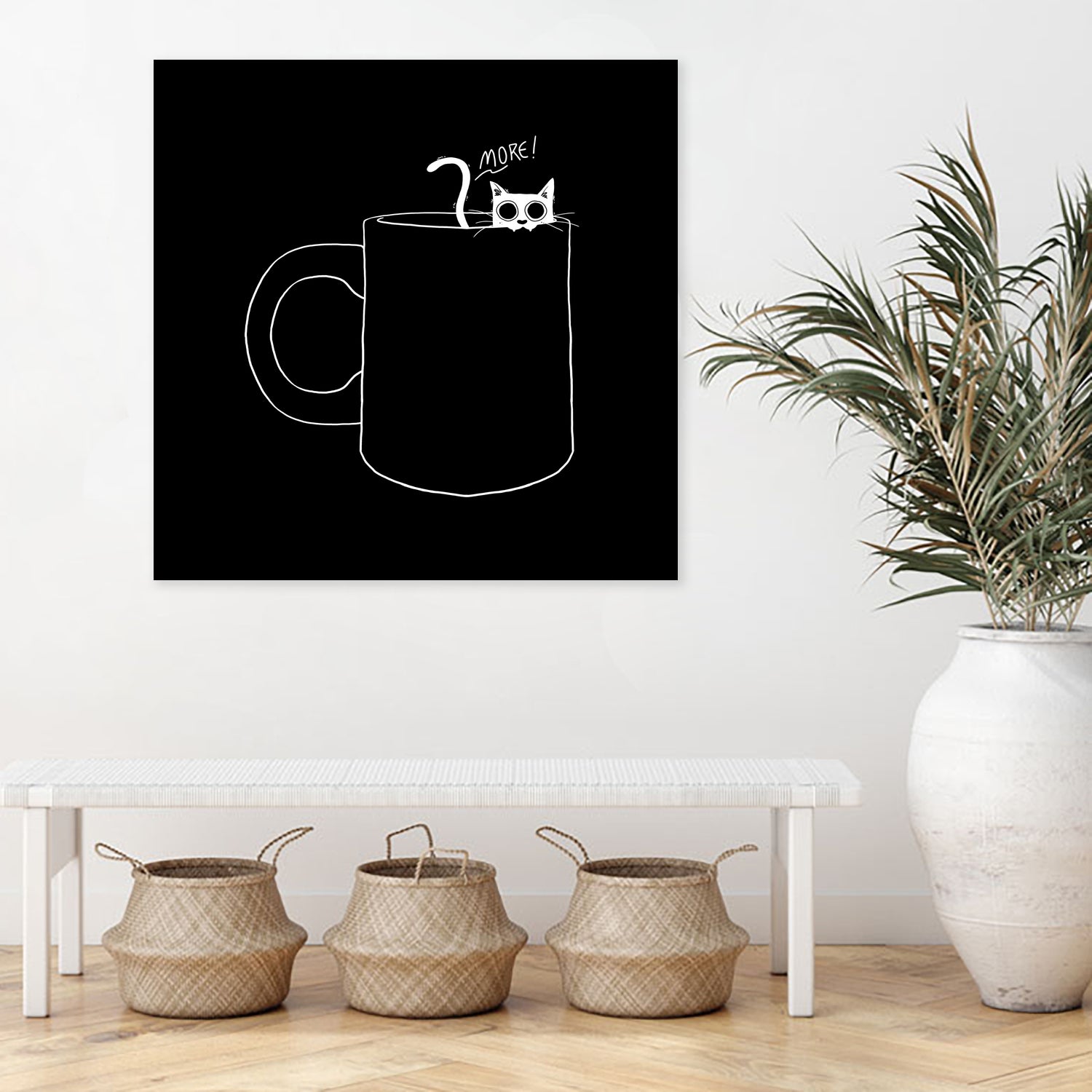 I Need Coffee by Tobias Fonseca on GIANT ART - black digital drawing