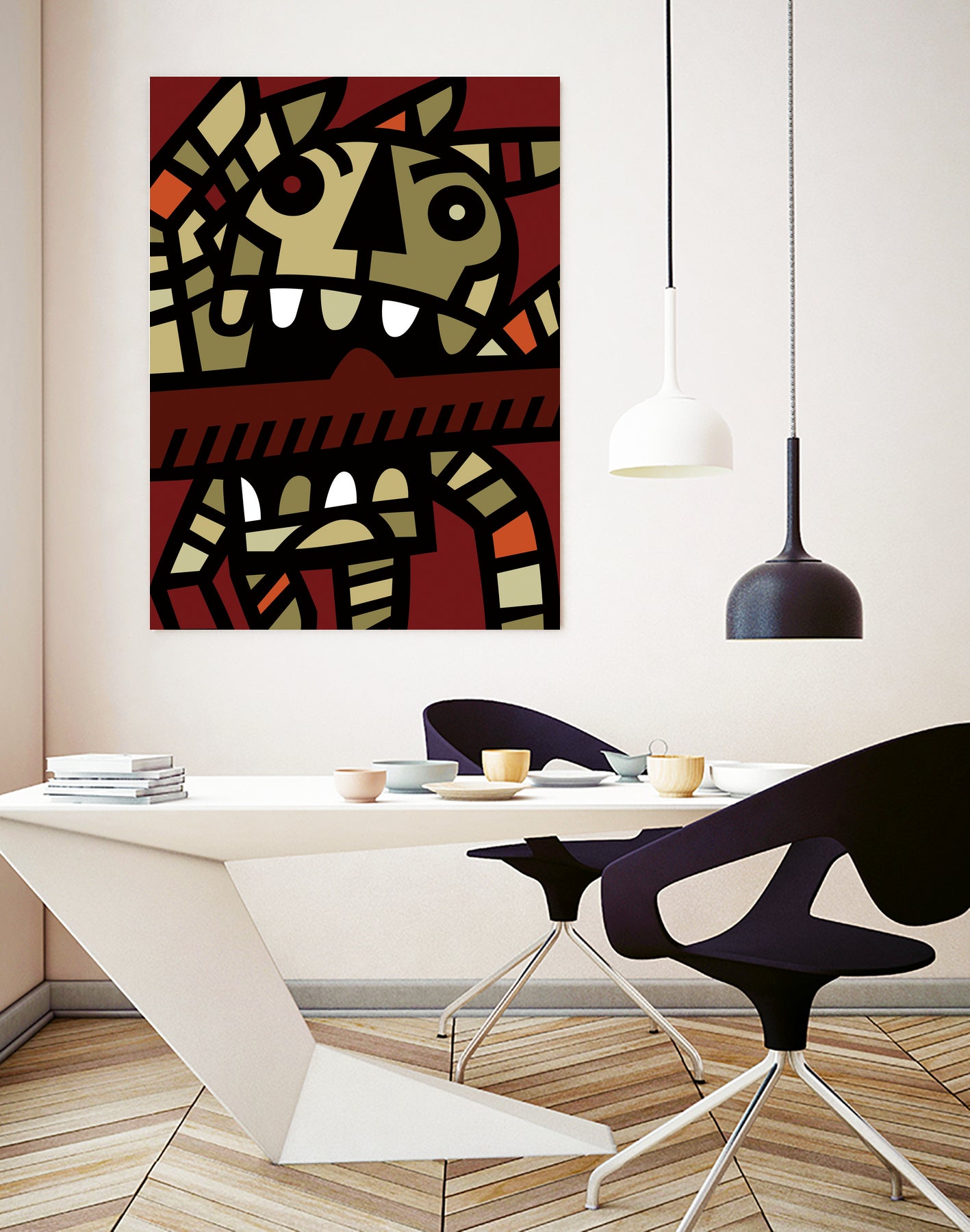 Calaca muerde by Carlos Joaquin Ramirez Fernandez on GIANT ART - red digital drawing