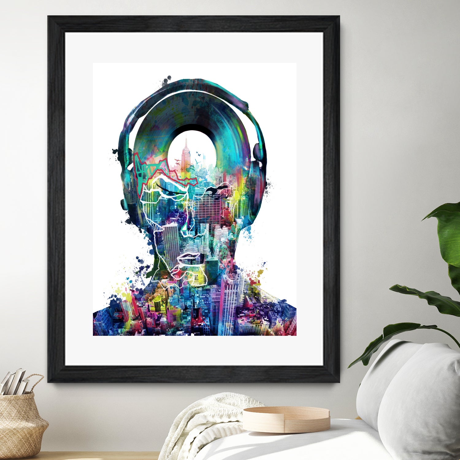new york city sound colorful by Bekim Mehovic on GIANT ART - white digital painting