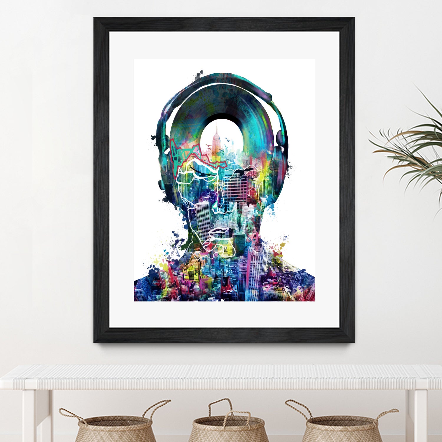 new york city sound colorful by Bekim Mehovic on GIANT ART - white digital painting