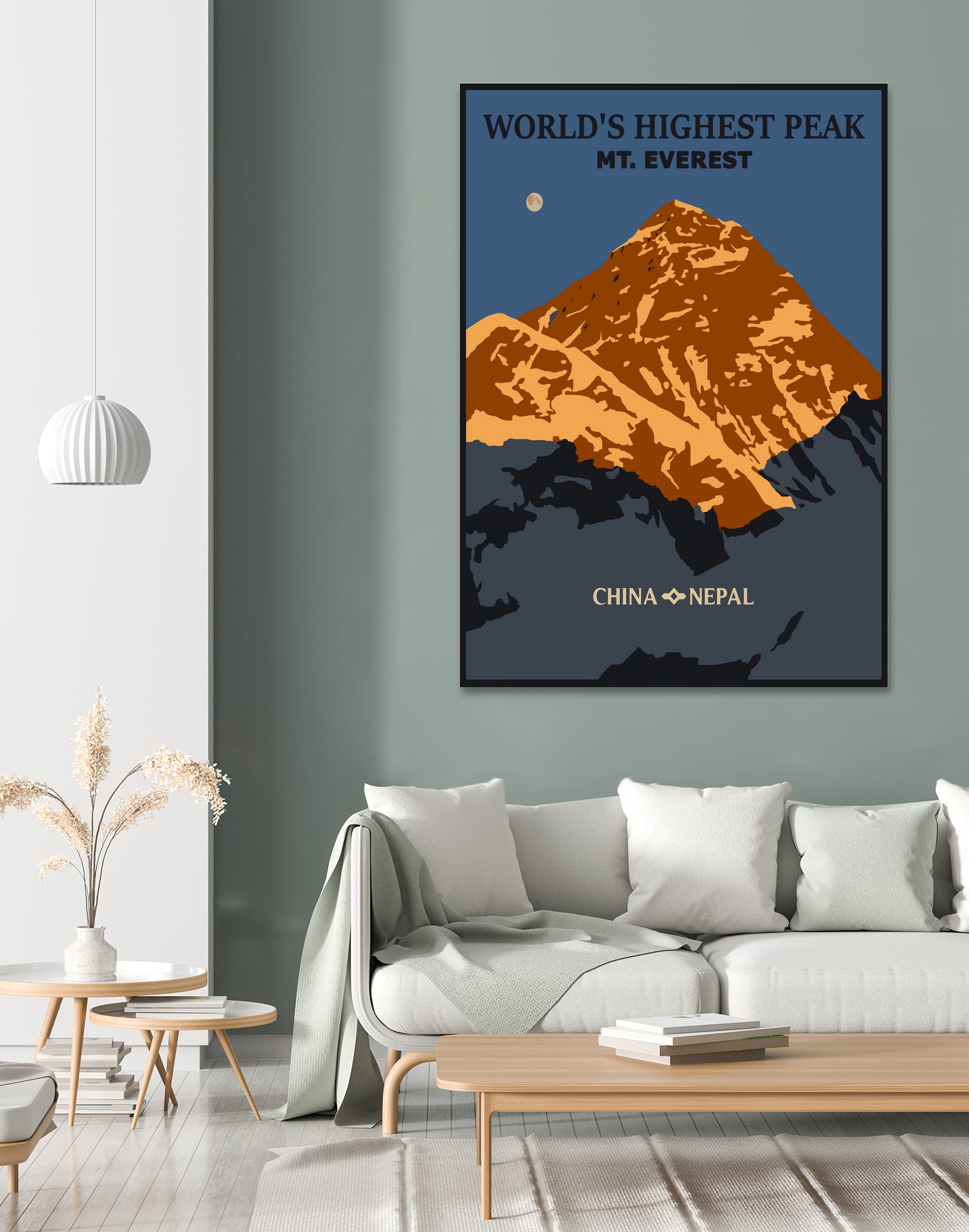 Everest by Sean Womack on GIANT ART - blue digital drawing