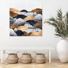 Hills 2 by Elisabeth Fredriksson on GIANT ART - blue digital painting