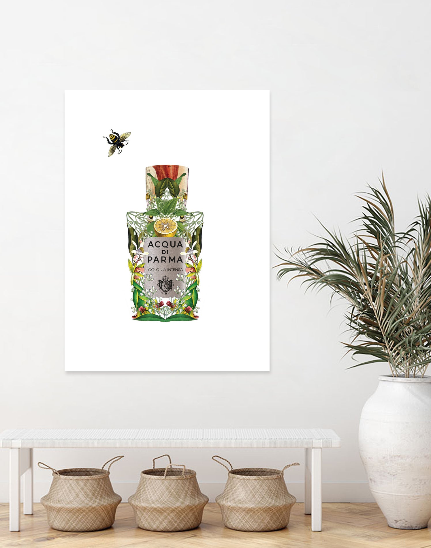 Acqua di Parma - Colonia Intensa by Sixto-Juan Zavala on GIANT ART - green mixed media