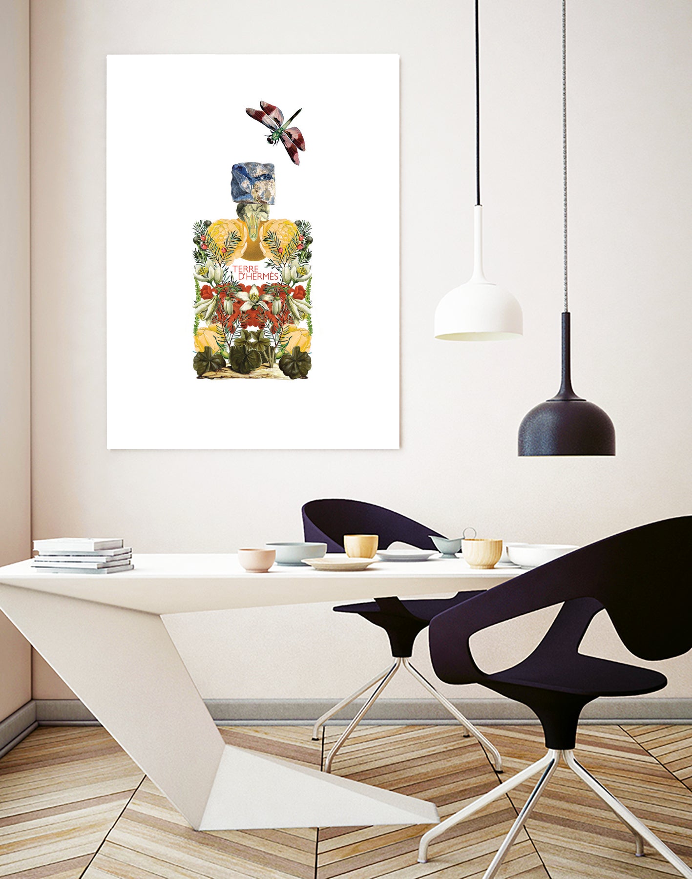 Terre d'Hermès by Sixto-Juan Zavala on GIANT ART - yellow mixed media