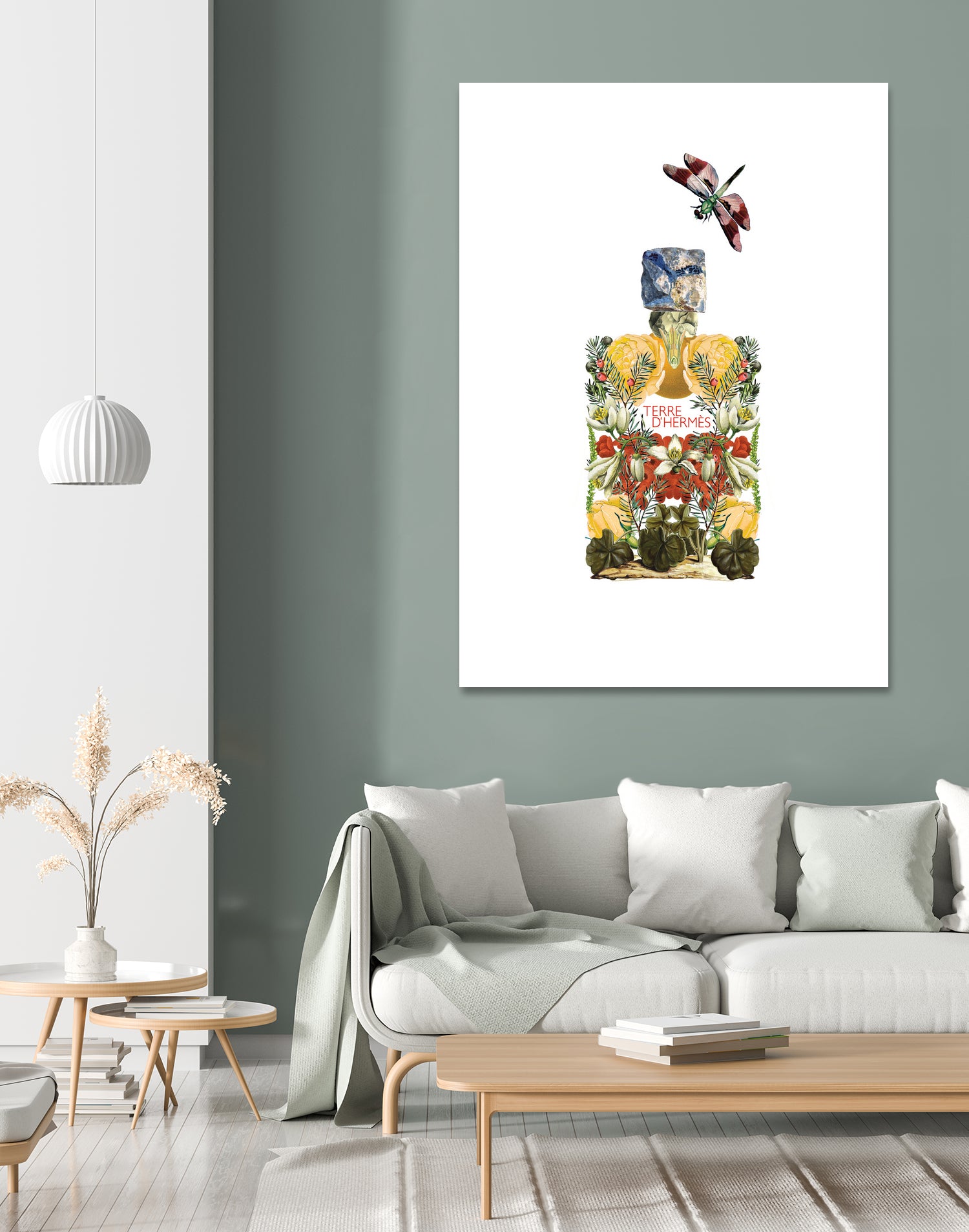 Terre d'Hermès by Sixto-Juan Zavala on GIANT ART - yellow mixed media