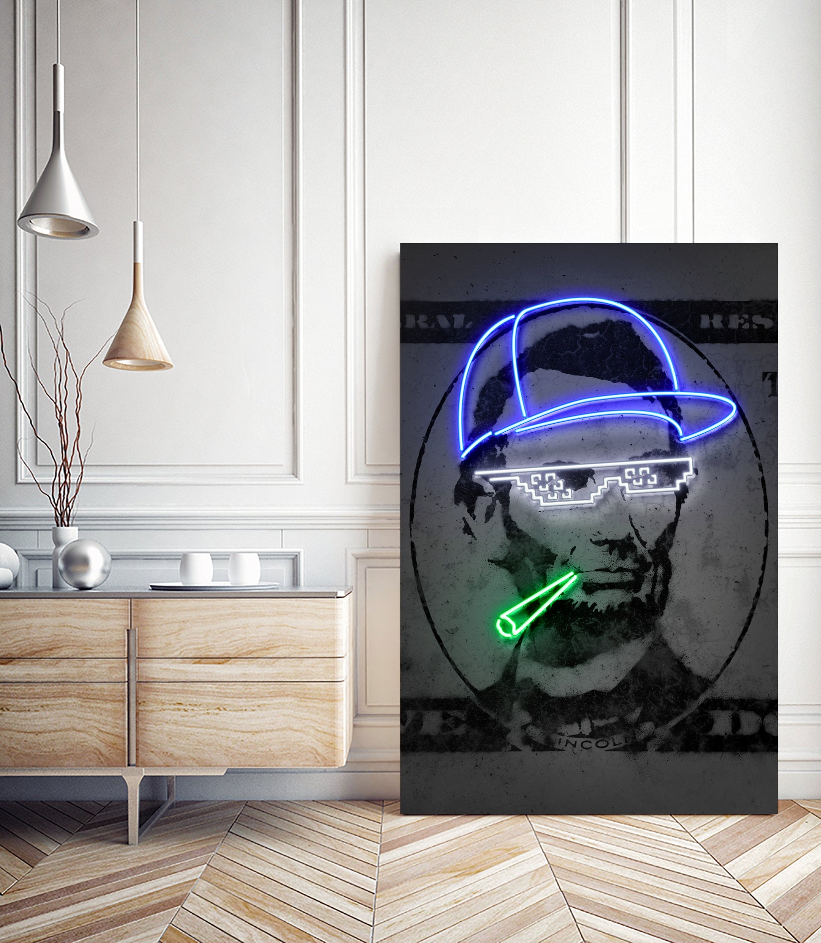 Lincoln by Octavian Mihai Mielu on GIANT ART - gray digital drawing