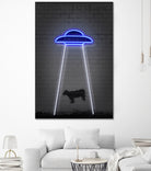UFO by Octavian Mihai Mielu on GIANT ART - blue digital drawing