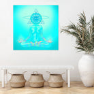 Sun Head 2 by Francois Martin Painchaud on GIANT ART - blue character design