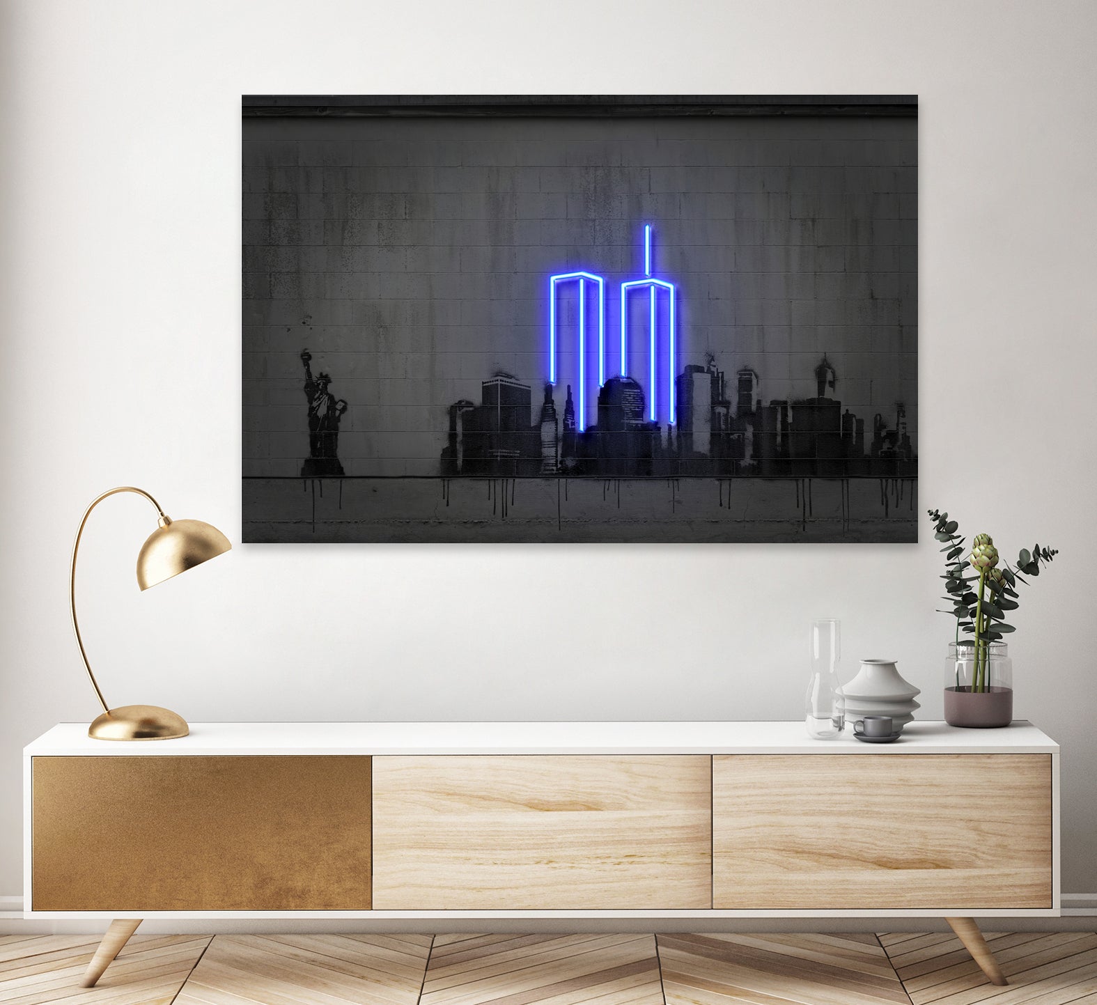 New York by Octavian Mihai Mielu on GIANT ART - blue digital drawing