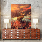 Breath of the wild by Cyril Rolando on GIANT ART - orange digital painting