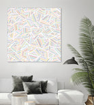 Ab Linear Rainbow by Emeline Tate-Robertson on GIANT ART - white digital painting