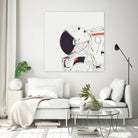 God Is An Astronaut by Alejandro Garcia on GIANT ART - white photo illustration