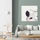 God Is An Astronaut by Alejandro Garcia on GIANT ART - white photo illustration