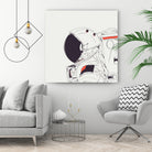 God Is An Astronaut by Alejandro Garcia on GIANT ART - white photo illustration