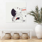 God Is An Astronaut by Alejandro Garcia on GIANT ART - white photo illustration