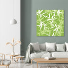 Original Green Bamboo Pattern by Brigitte Carre on GIANT ART - green digital painting