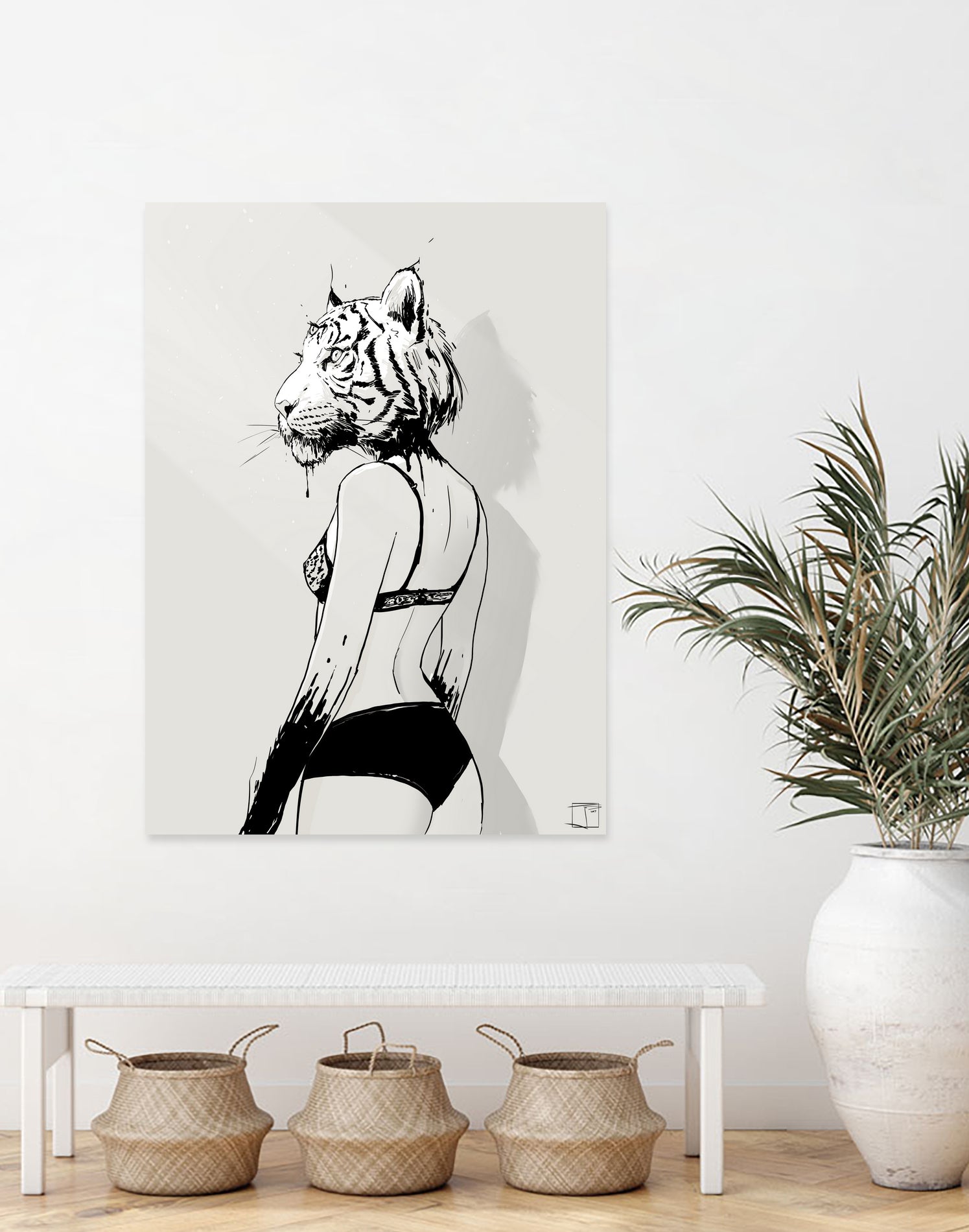 Bloody Tigress by Francois Martin Painchaud on GIANT ART - white character design