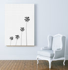 Palm Trees Monochrome by Justinas Jokubauskas on GIANT ART - black digital painting
