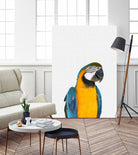 Macaw Parrot by Justinas Jokubauskas on GIANT ART - yellow photo manipulation