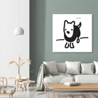 Mr. Black by Paul Thompson on GIANT ART - white vector illustration