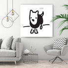 Mr. Black by Paul Thompson on GIANT ART - white vector illustration