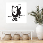 Mr. Black by Paul Thompson on GIANT ART - white vector illustration