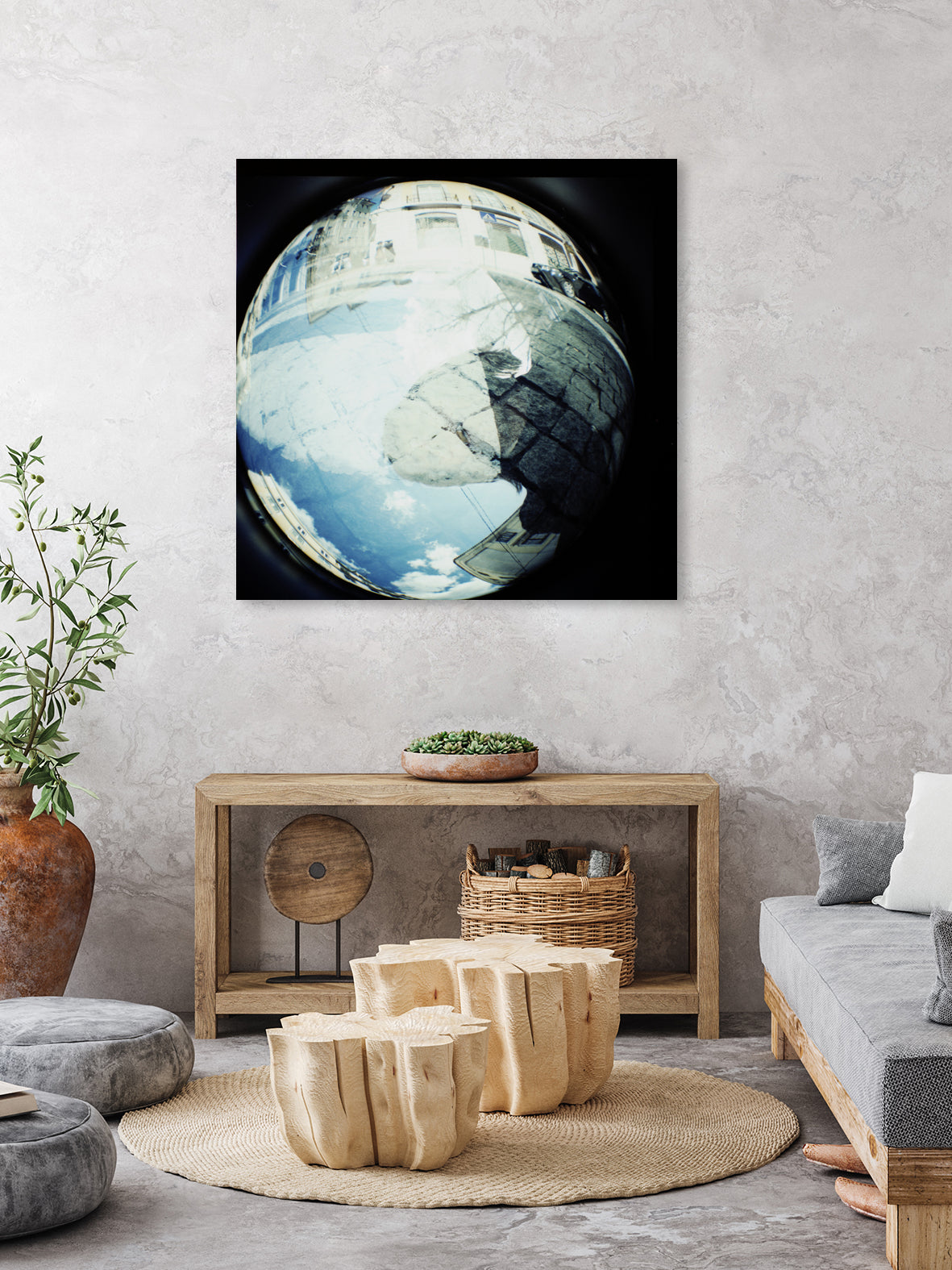 Rolo 16 - 1 by Ana Santos on GIANT ART - blue photo illustration