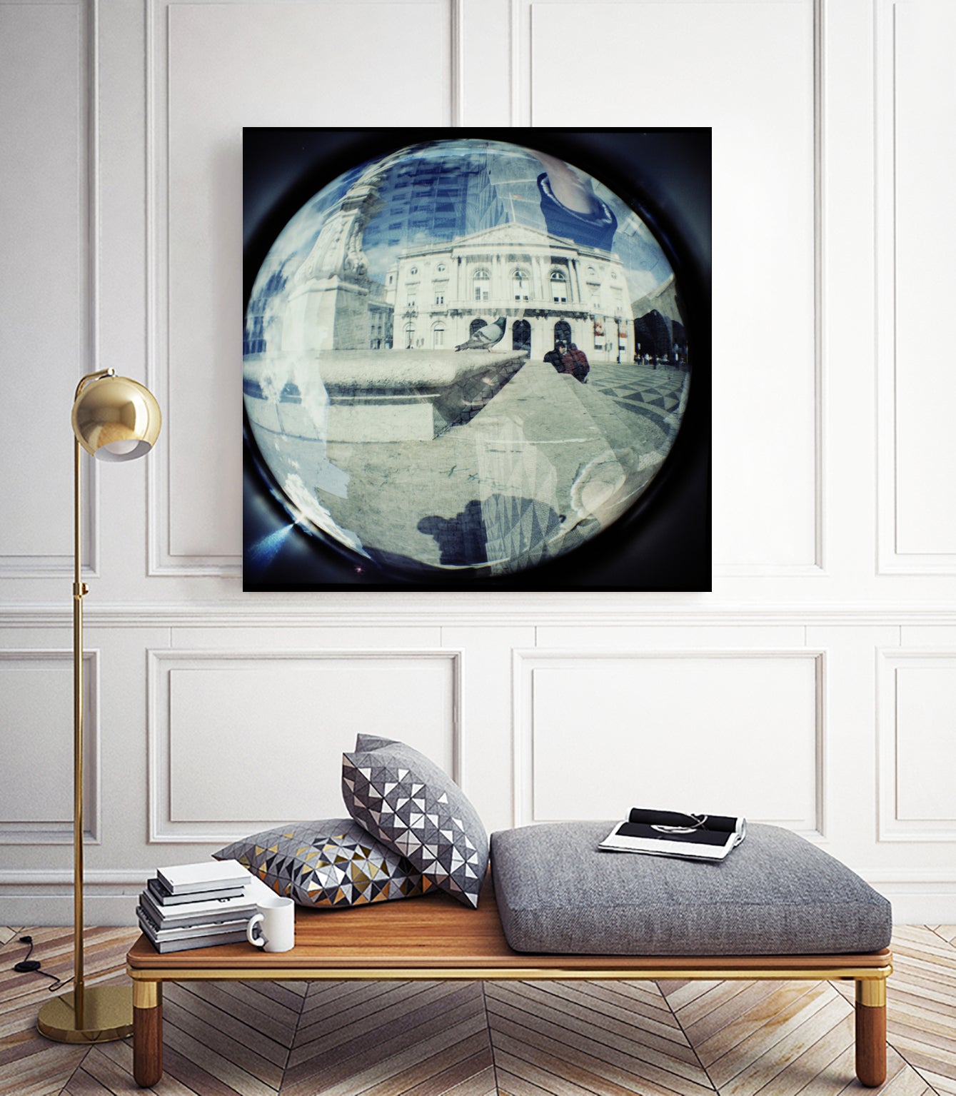 Rolo 16 - 2 by Ana Santos on GIANT ART - blue photo illustration