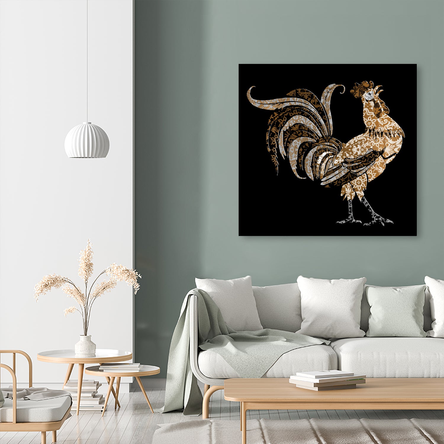 Le Coq Gaulois (The Gallic Rooster) by Diego Taborda on GIANT ART - white digital drawing