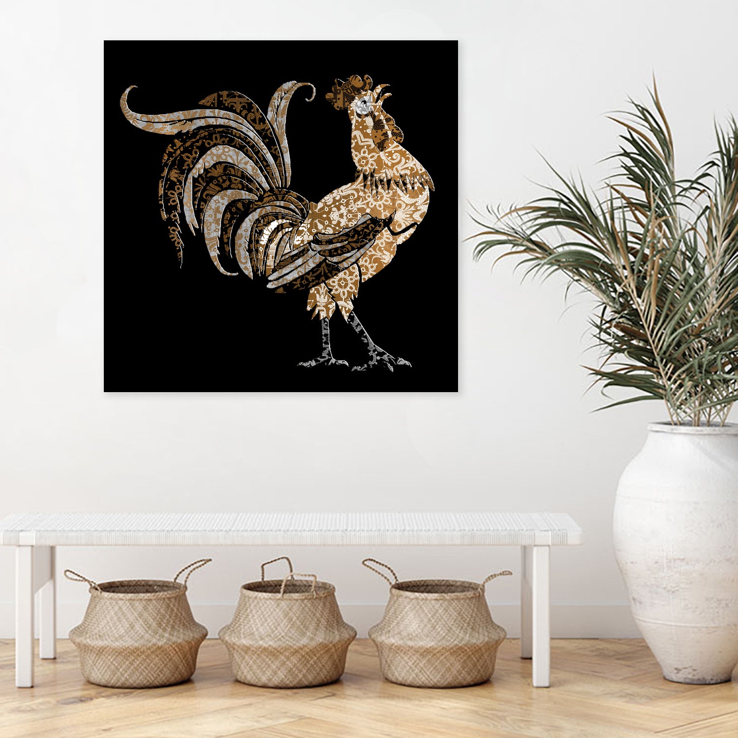 Le Coq Gaulois (The Gallic Rooster) by Diego Taborda on GIANT ART - white digital drawing
