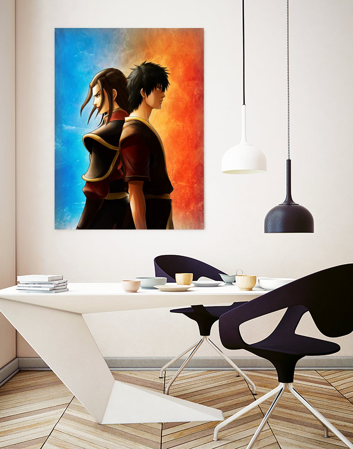 Azula Zuko Artwork by MCAshe 24 on GIANT ART - orange digital painting