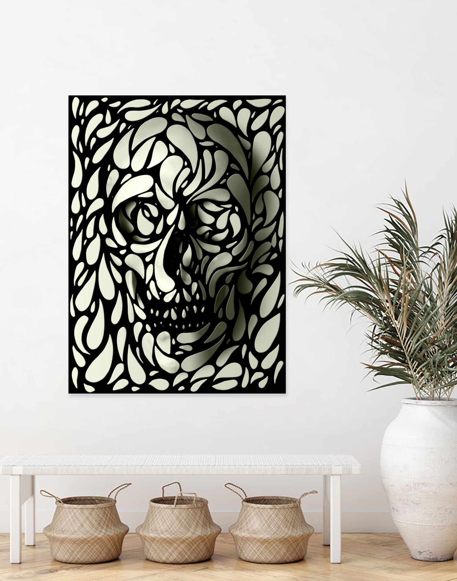 Skull 4 by Ali Gulec on GIANT ART - black digital drawing