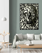 Skull 4 by Ali Gulec on GIANT ART - black digital drawing