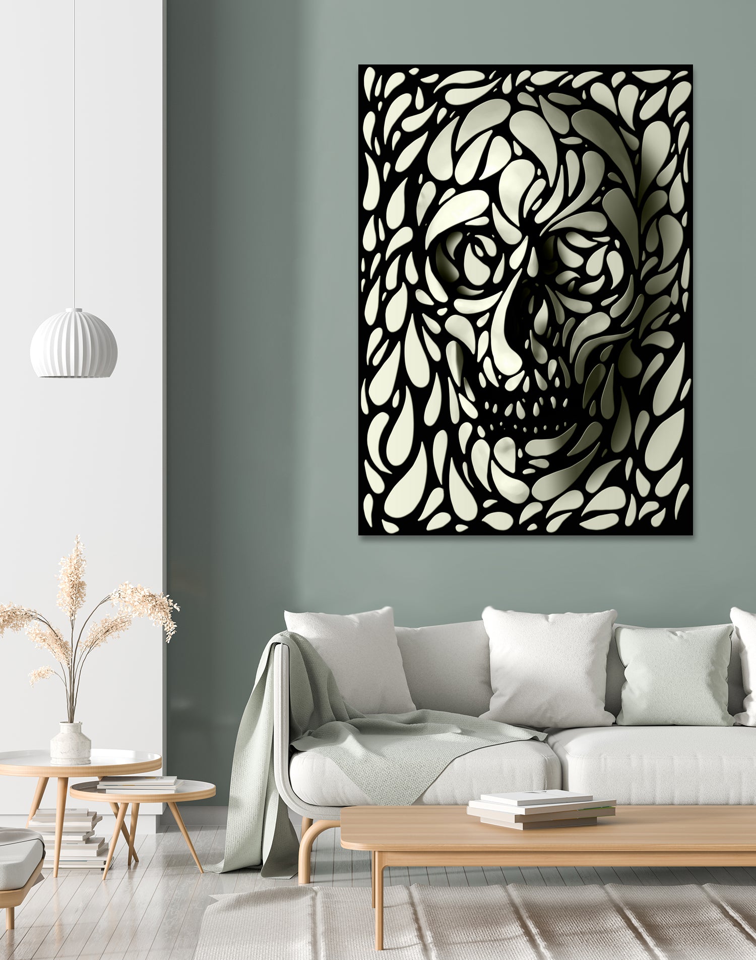 Skull 4 by Ali Gulec on GIANT ART - black digital drawing