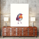 Winter Robin by Amy Hamilton on GIANT ART - digital painting