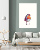 Winter Robin by Amy Hamilton on GIANT ART - digital painting