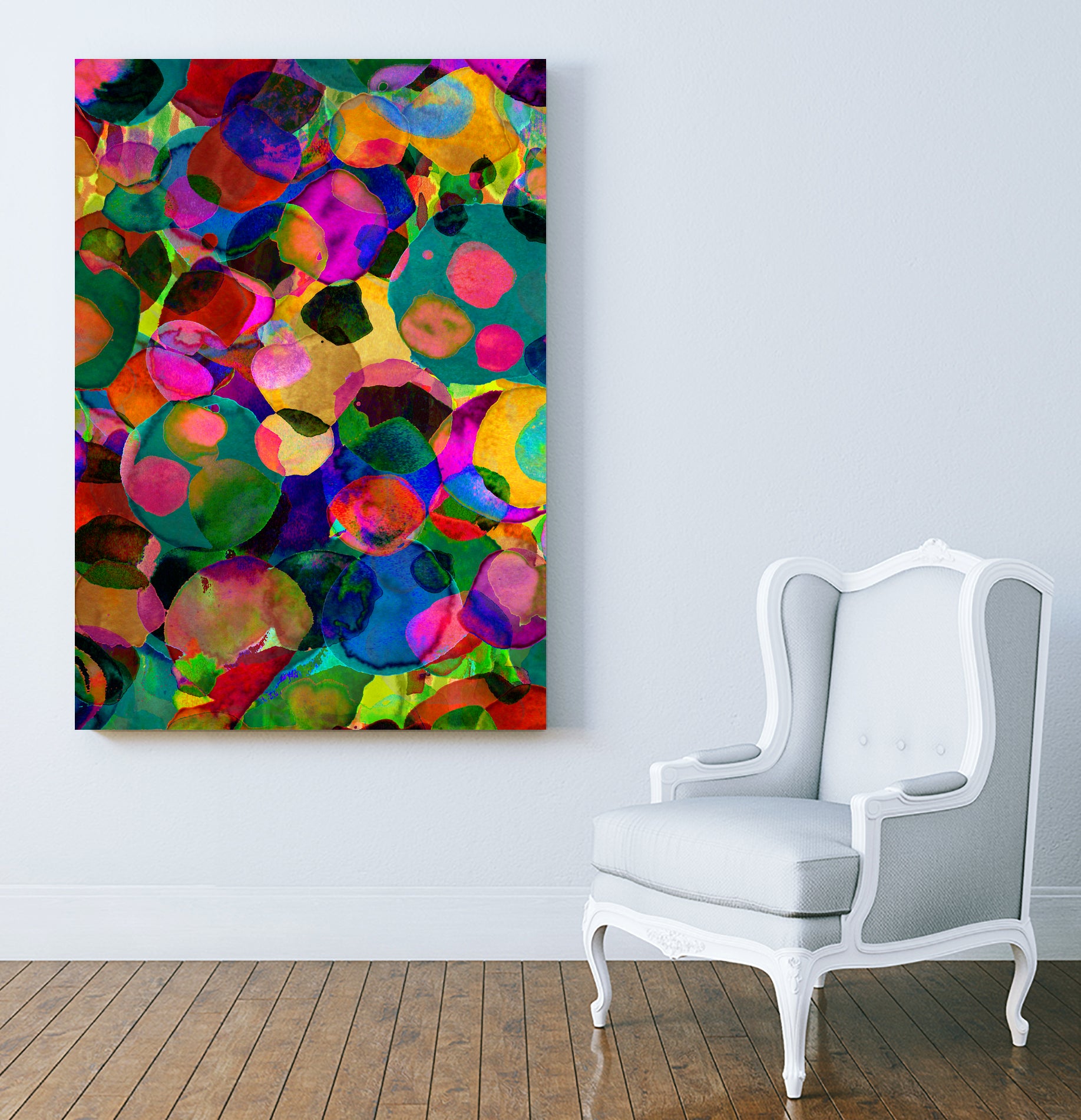 Rainbow Spot by Amy Sia on GIANT ART - mixed media