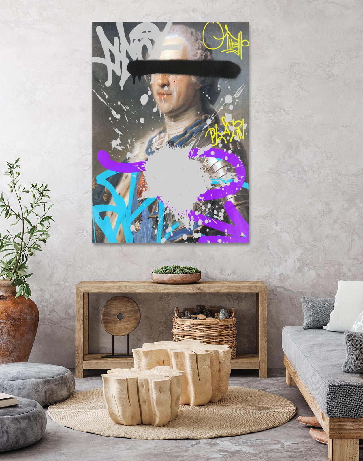 Revolution (King version) by Pedro Molina on GIANT ART - gray mixed media