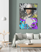 Revolution (King version) by Pedro Molina on GIANT ART - gray mixed media